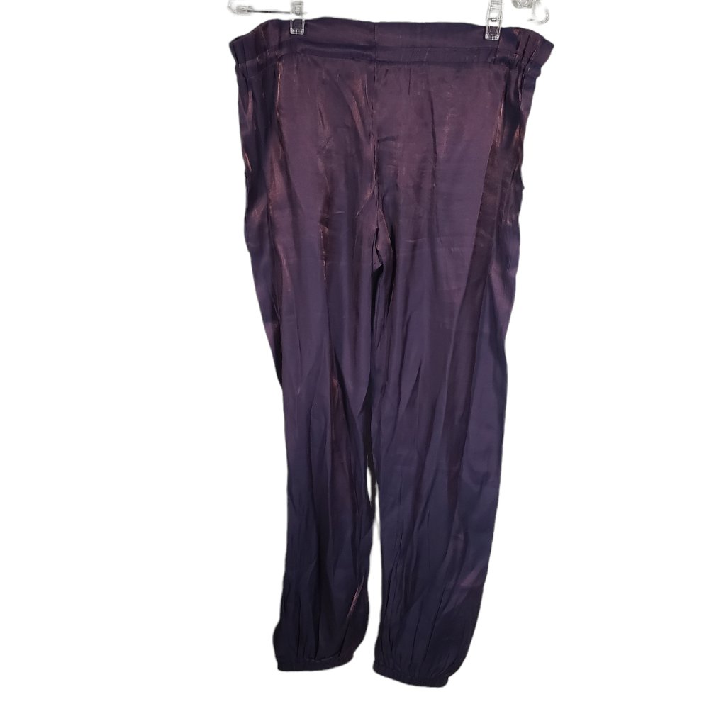 Lilly's Kloset Women's Size Medium Purple Irredescent 2 Piece Jogger Nwt — image 7 of 8
